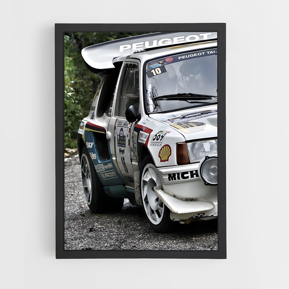 Poster Gravel Road Adventure – affiche Peugeot (vue 2)